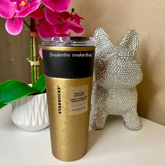 💛New Starbucks stainless steel cold brew cup 🖤 - Picture 7 of 11